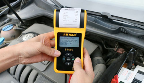 Измерение емкости АКБ тестером