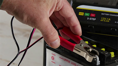 Зарядка гелевого АКБ мотоцикла